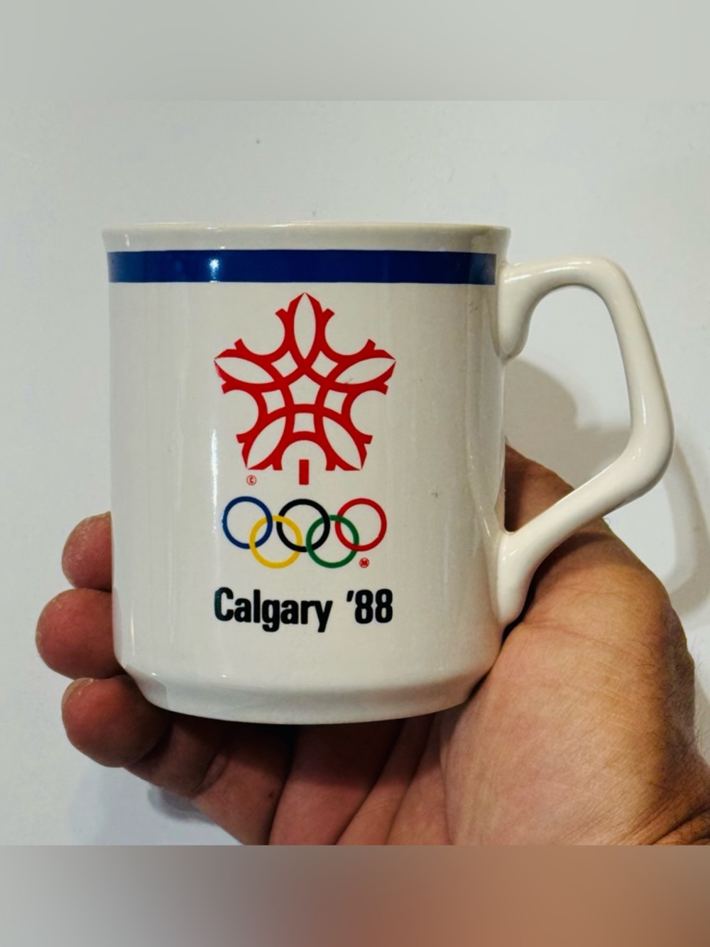 Calgary Winter Olympics 1988 Team USA Maxwell House Collector Sponsor Mug